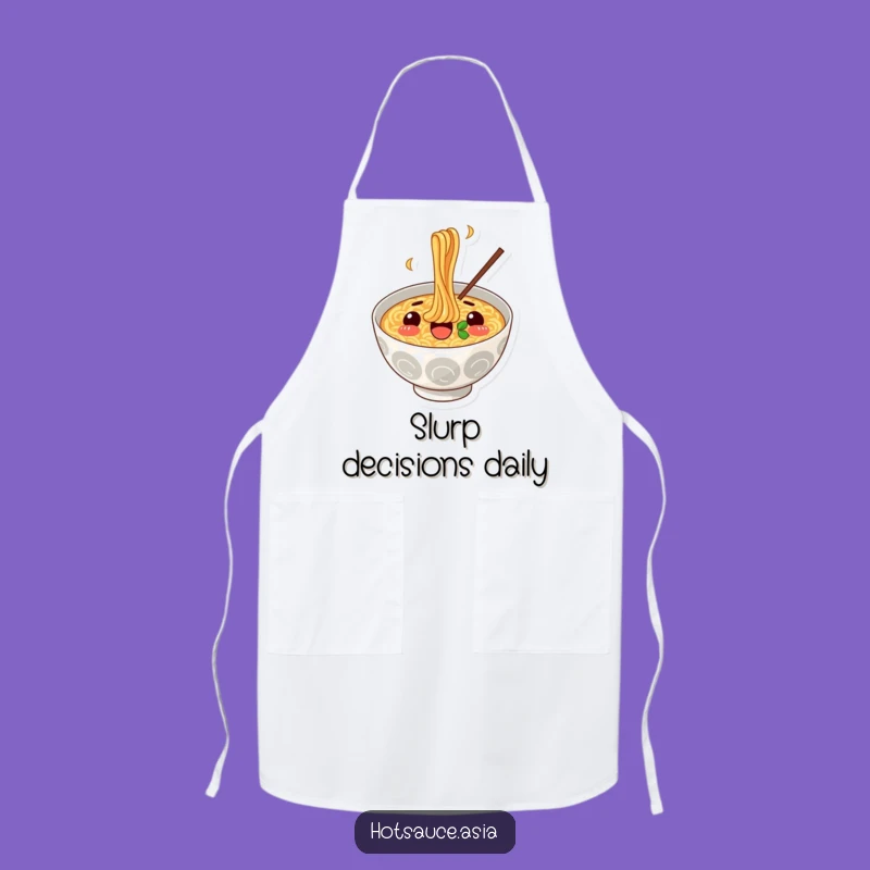 Funny Ramen Chef Apron: Surprise Noodle Lover's Kitchen Essential