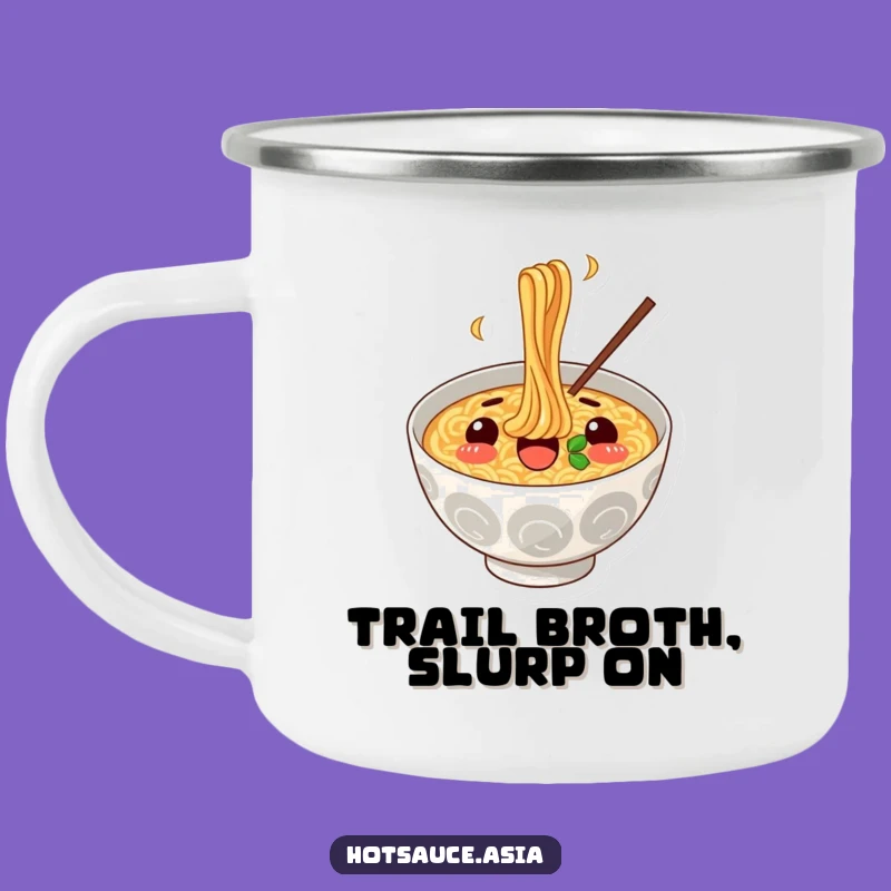 Funny Ramen Adventure Mug: Surprise Noodle Slurp for Outdoor Fun