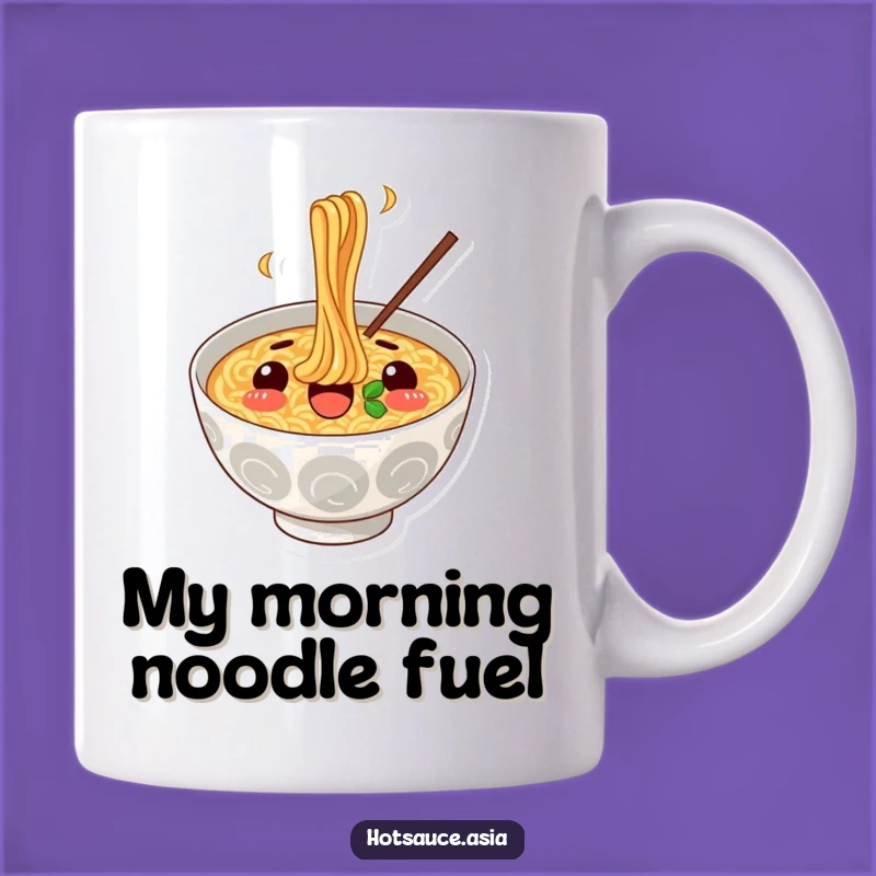 Funny Ramen Bowl Surprise Mug: A Happy Slurping Noodle Gift for Foodies