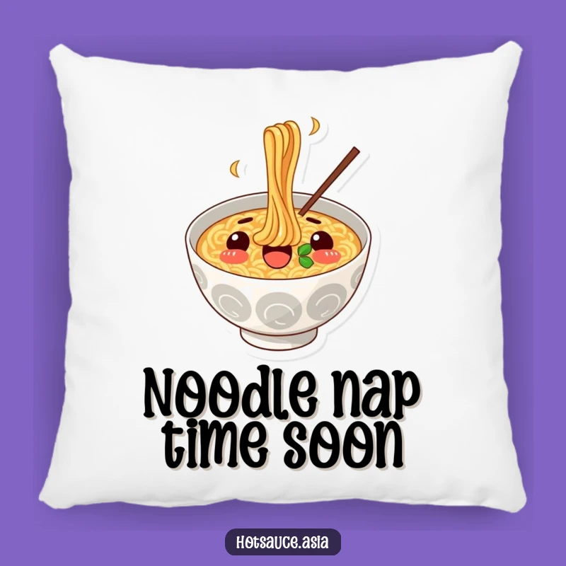 Funny Ramen Surprise Pillow: Cozy Noodle Lover's Accent for Joyful Decor