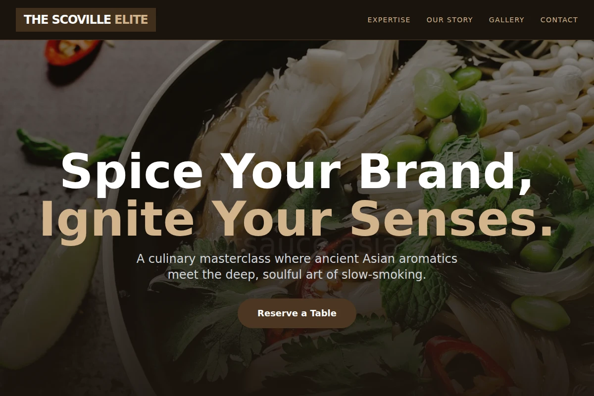 Smoked Asian Fusion Food