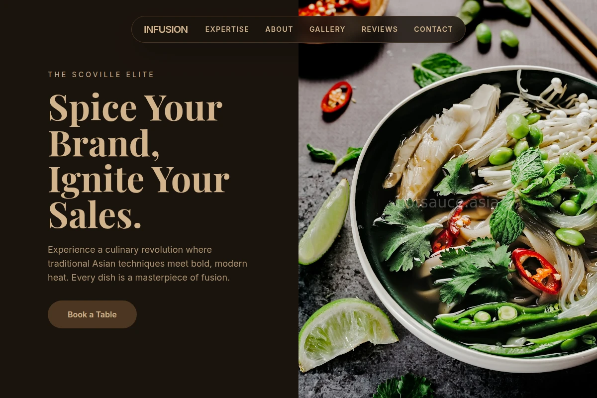 Infusion Asian Fusion Food