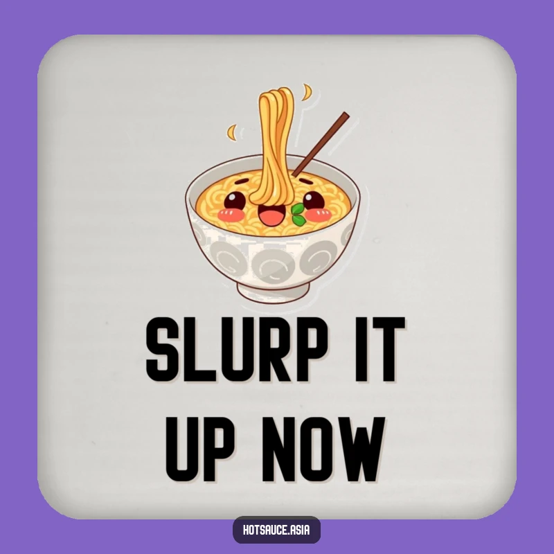 Funny Ramen Coaster: Surprise Noodle Lover's Protection for Surfaces