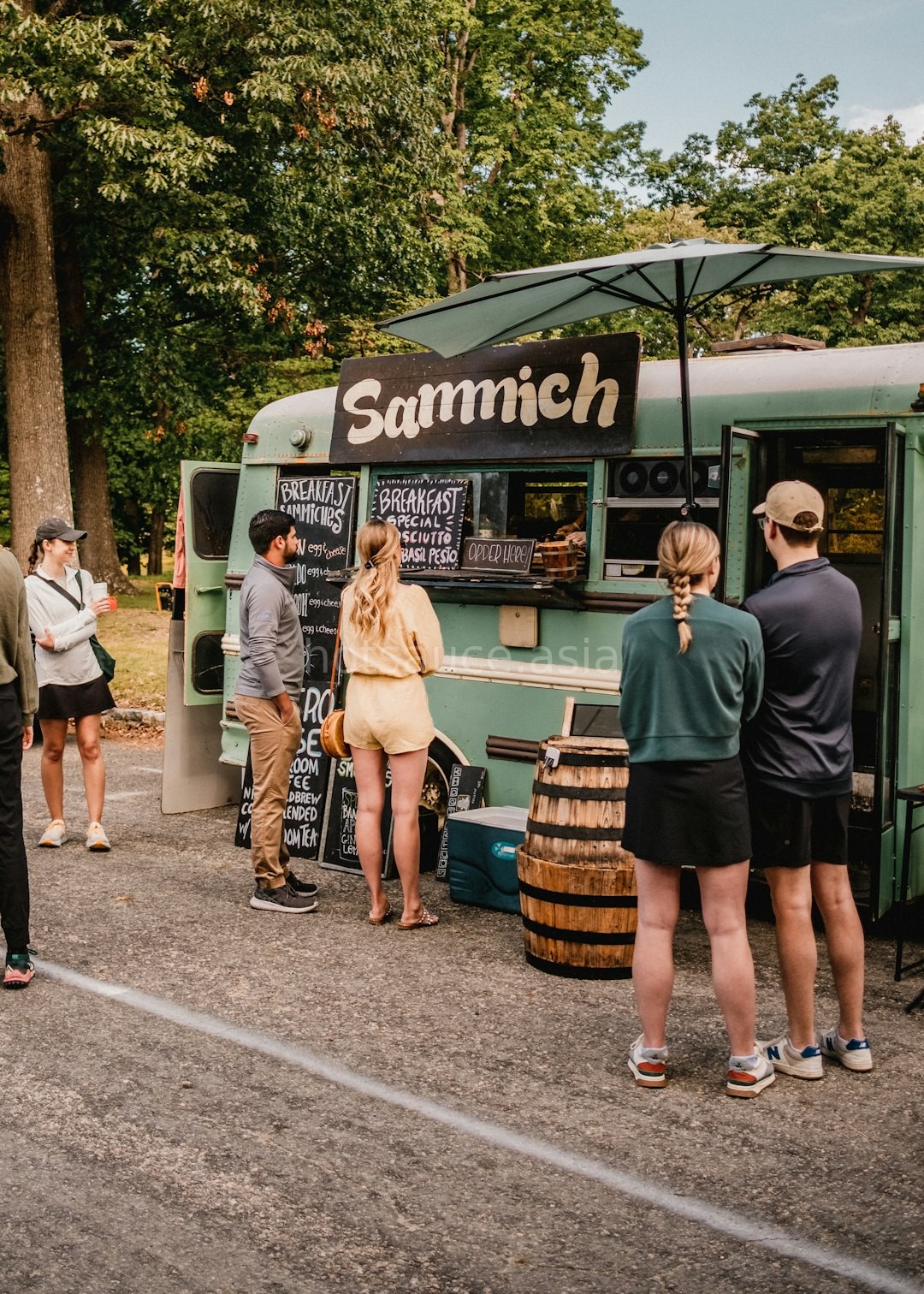 Fermented Food Truck Background