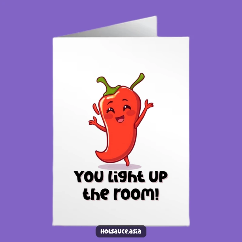 Free Printable Congrats Card: Chili Pepper's Spicy Win - Funny Downloadable Celebration!